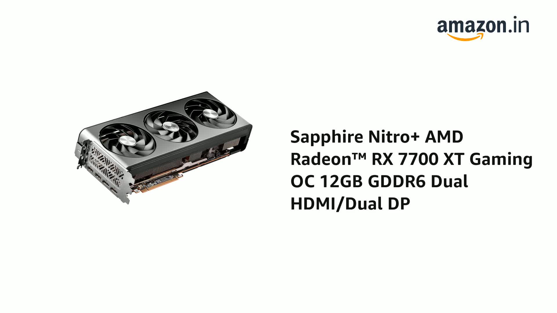 Amazon.in: Buy Sapphire Nitro+ AMD Radeon RX 7700 XT pci_e_x16